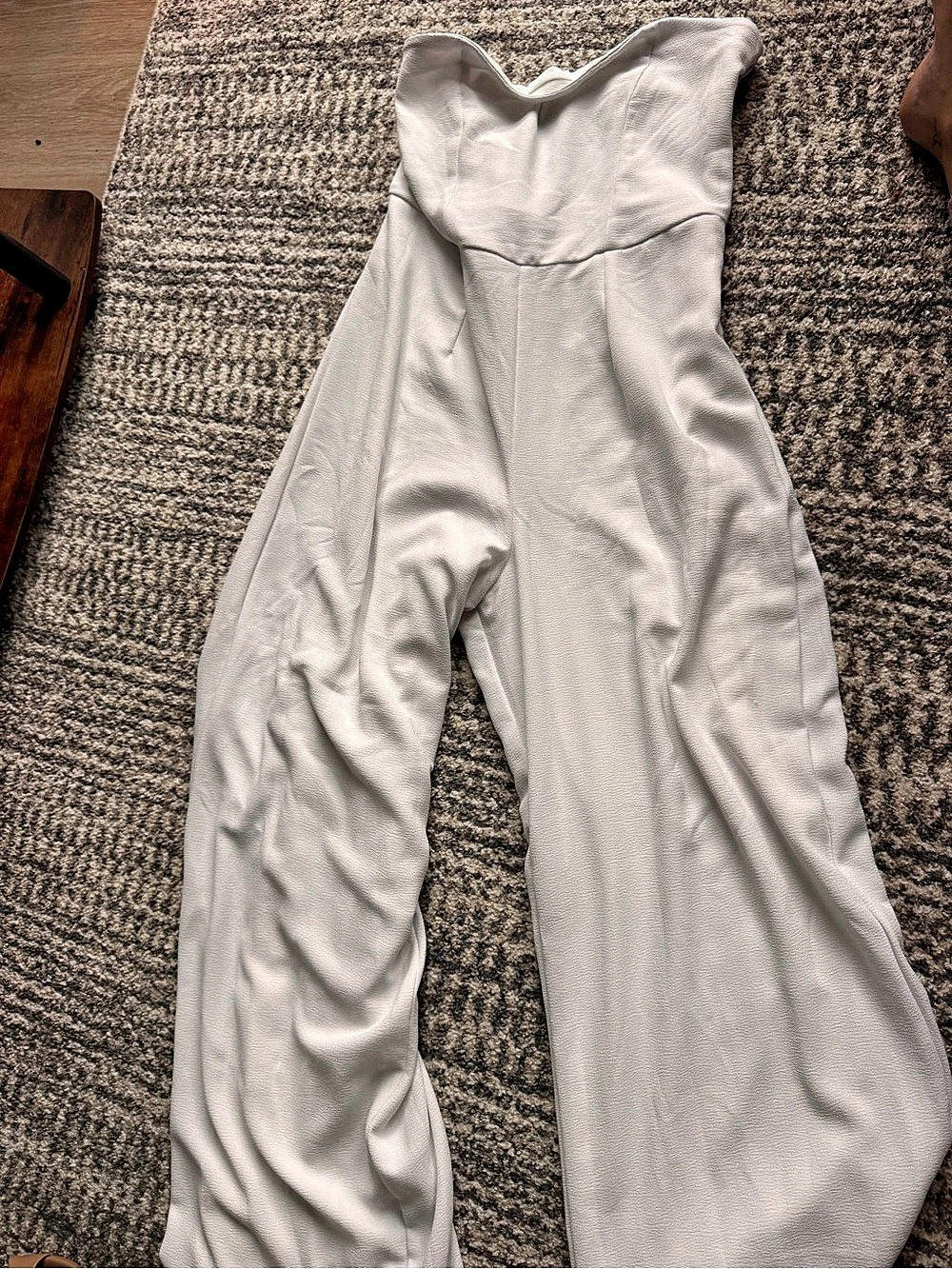 Wild Fable Women's Strapless Wide Leg Tube Jumpsuit Strapless Wide Leg Jumpsuit